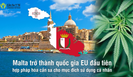Malta trở thành quốc gia EU đầu tiên hợp pháp hóa cần sa